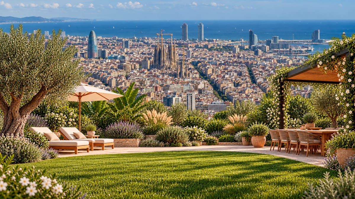 Jardines en Barcelona